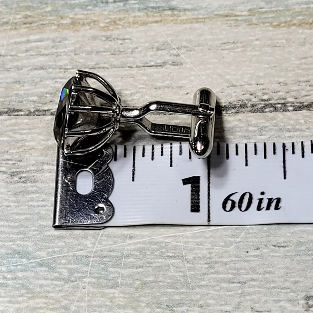 SWANK Silver and gray Cufflinks